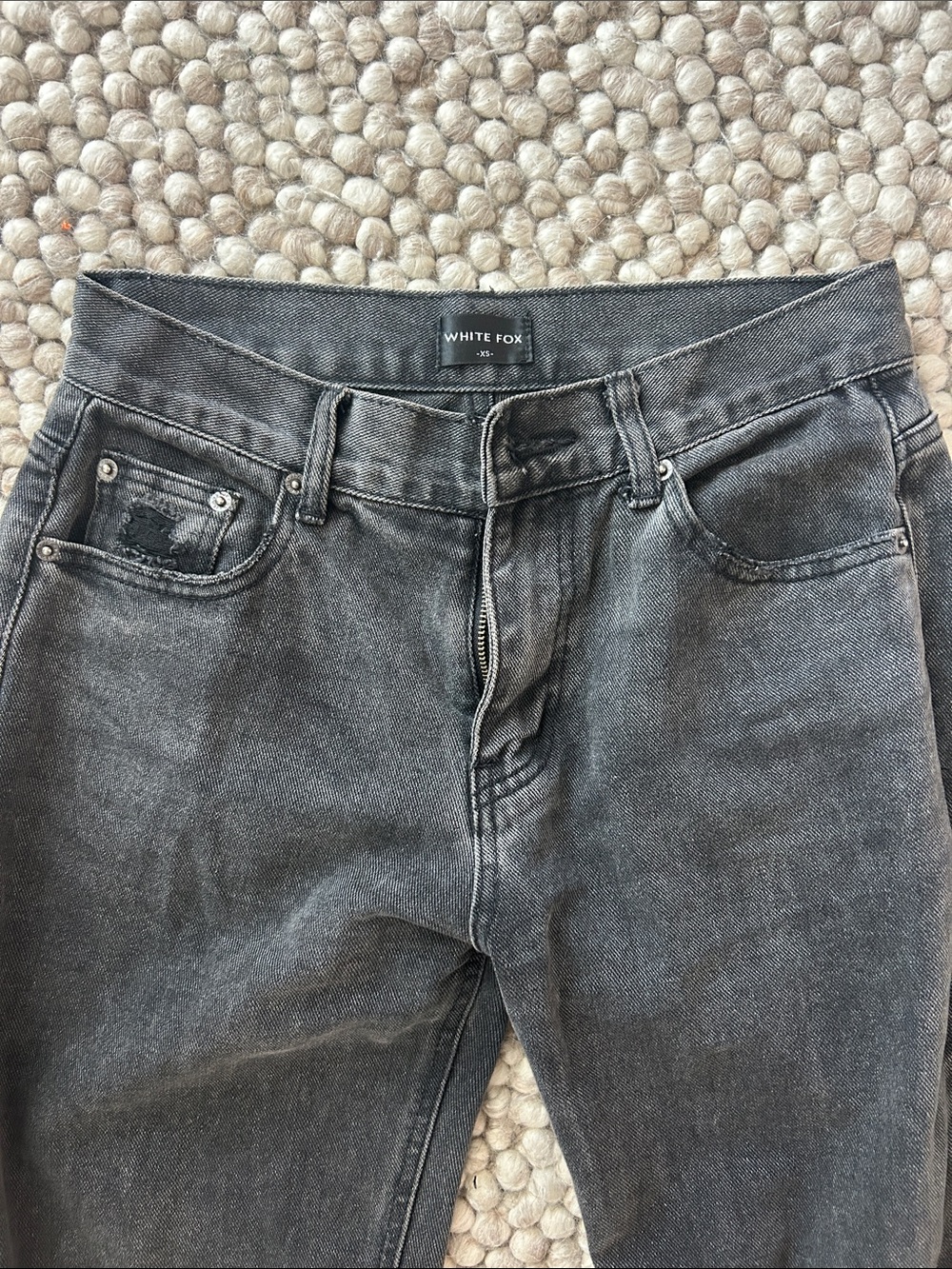 White Fox Boutique Women's Black Wash Jeans